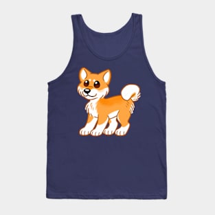 Cute Fluffy Shiba Inu Tank Top